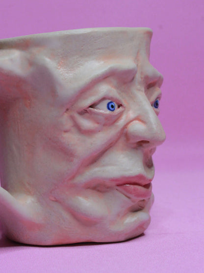 Dopey Face Mug (Matte Finish) - Quirky Handmade Ceramic Mugs