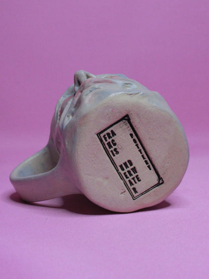Crazy Face Mug (Matte Finish) - Quirky Handmade Ceramic Mugs