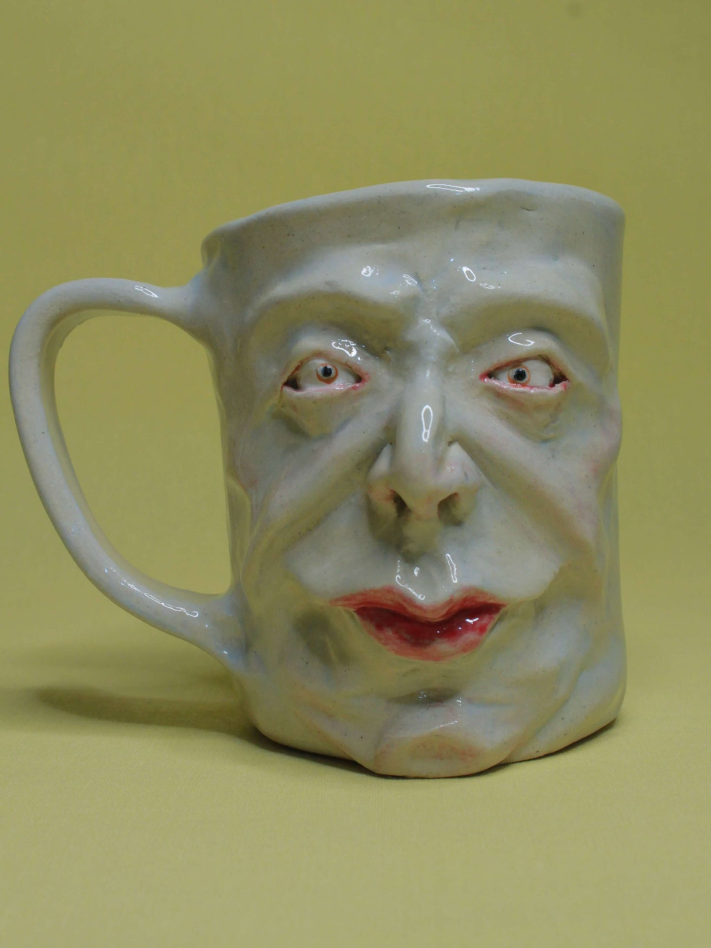 Snooty Face Mug - Quirky Handmade Ceramic Mugs