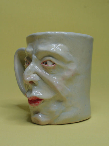 Snooty Face Mug - Quirky Handmade Ceramic Mugs