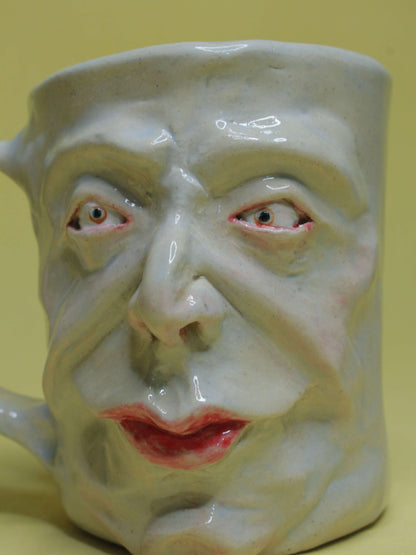 Snooty Face Mug - Quirky Handmade Ceramic Mugs