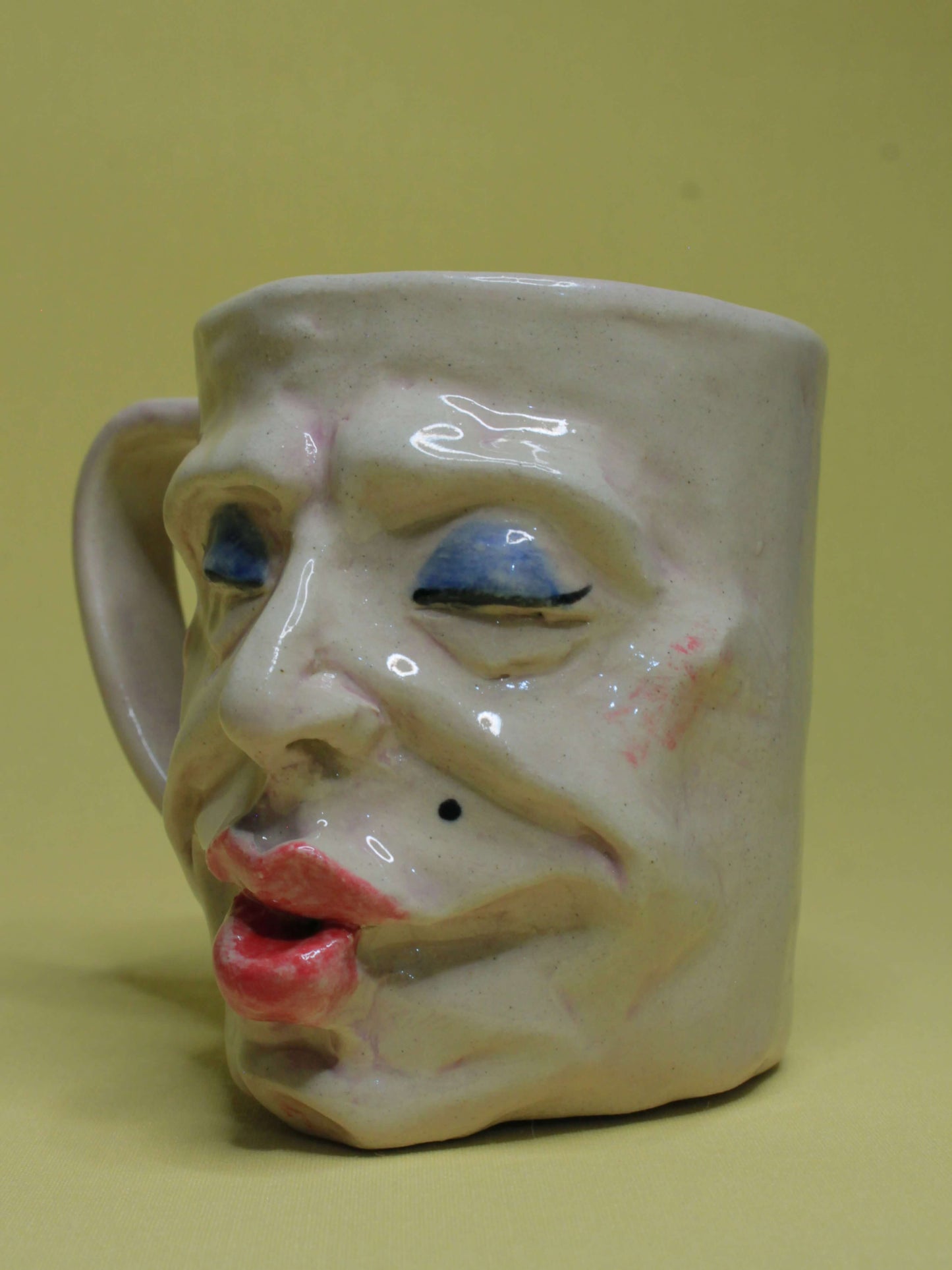 Massive Kiss Face Mug - Quirky Handmade Ceramic Mugs (Copy)