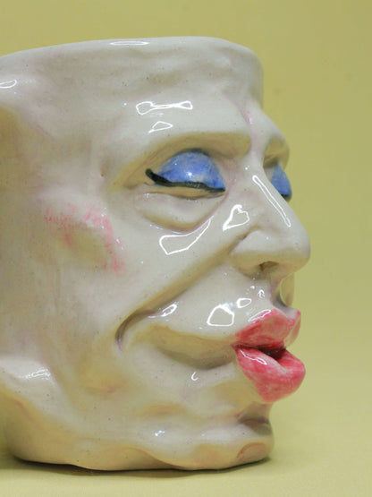 Massive Kiss Face Mug - Quirky Handmade Ceramic Mugs (Copy)