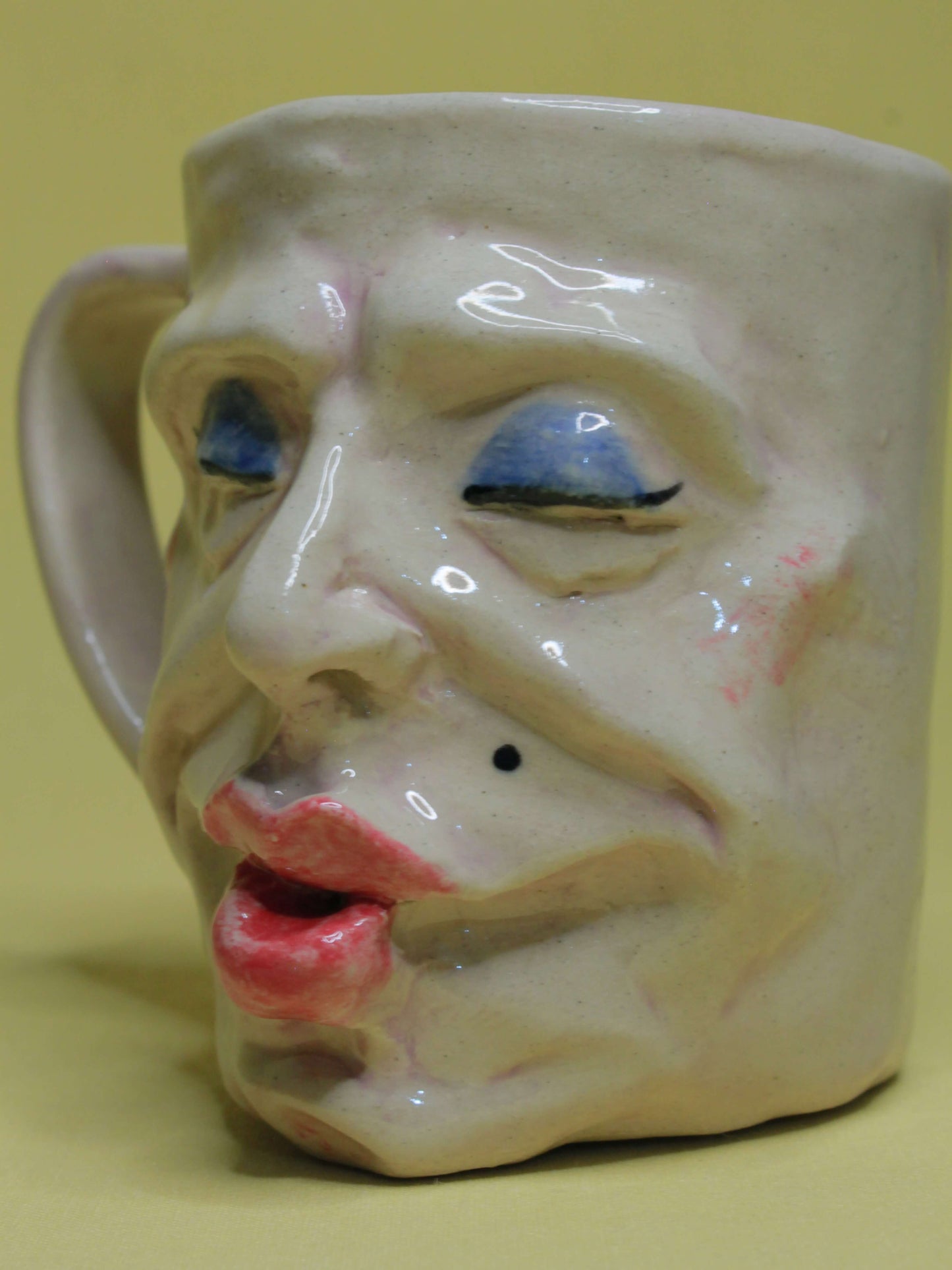 Massive Kiss Face Mug - Quirky Handmade Ceramic Mugs (Copy)