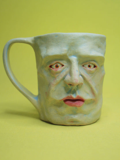 I am Shooketh Face Mug (Matte) - Weird Handmade Ceramic Mug