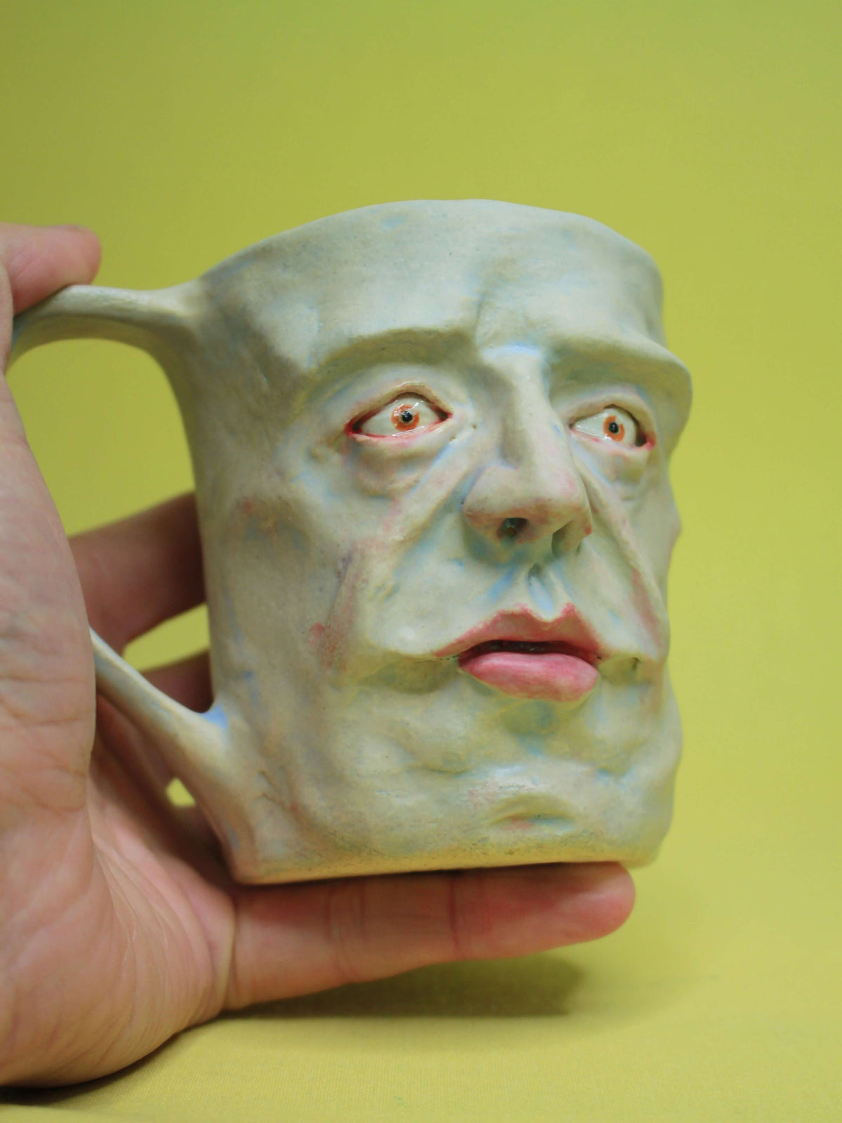 I am Shooketh Face Mug (Matte) - Weird Handmade Ceramic Mug