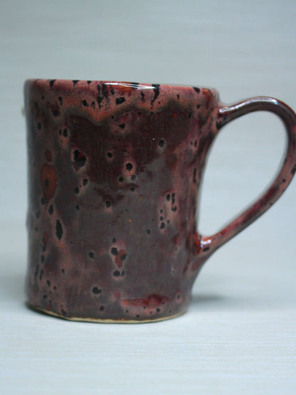 Strange Red Devil Mug - Weird Handmade Ceramic Monster Mug