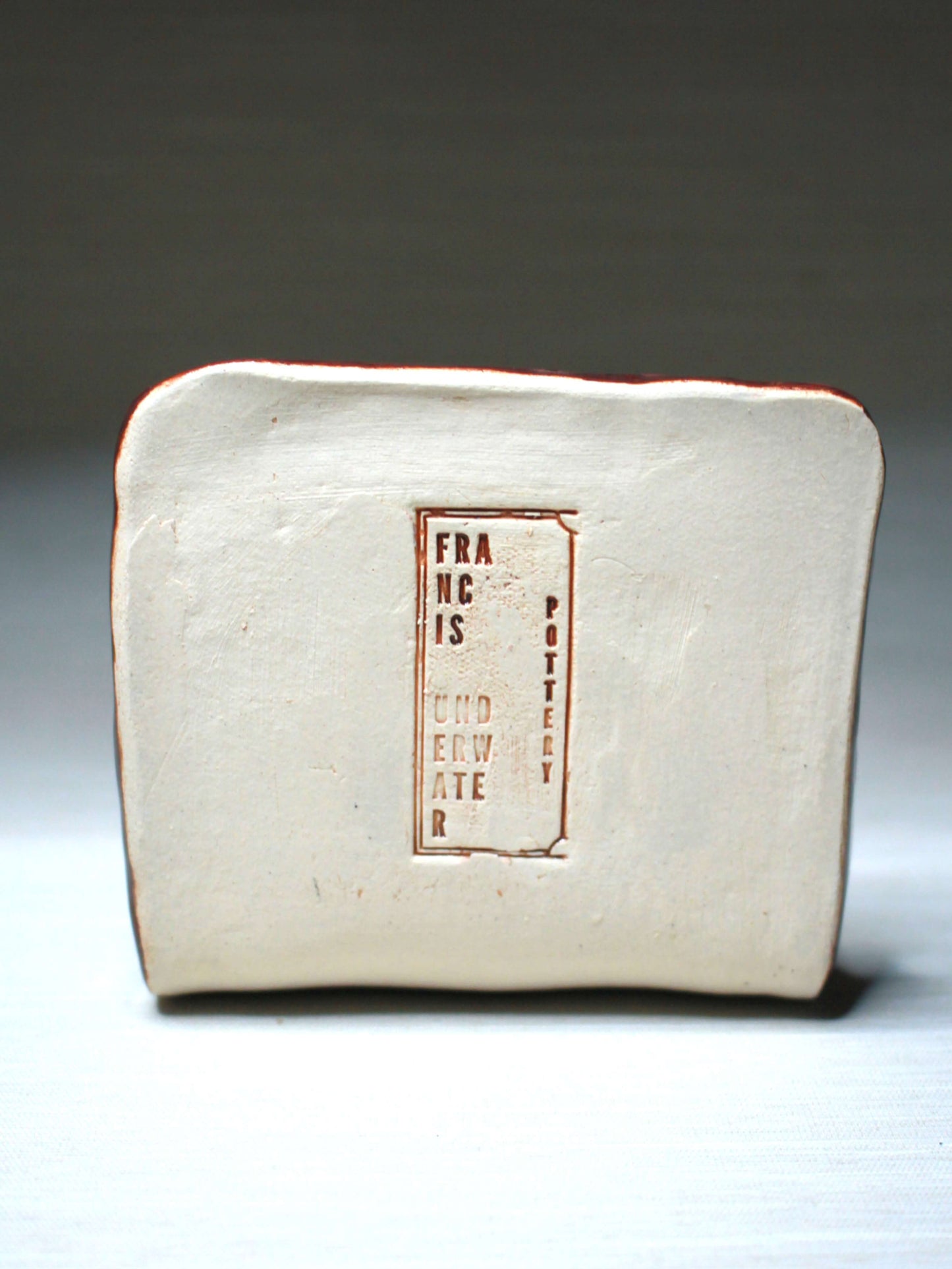 Devil Trinket / Tealight Holder (Red) - Handmade Ceramic Jewellery Dish / Mini Altar