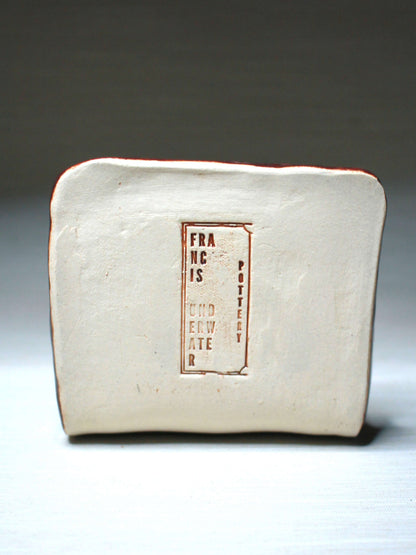 Devil Trinket / Tealight Holder (Red) - Handmade Ceramic Jewellery Dish / Mini Altar