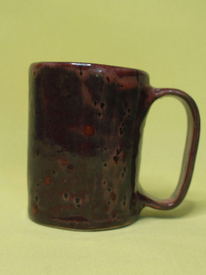 Red Devil Face Tankard / Large Mug - Handmade Ceramic