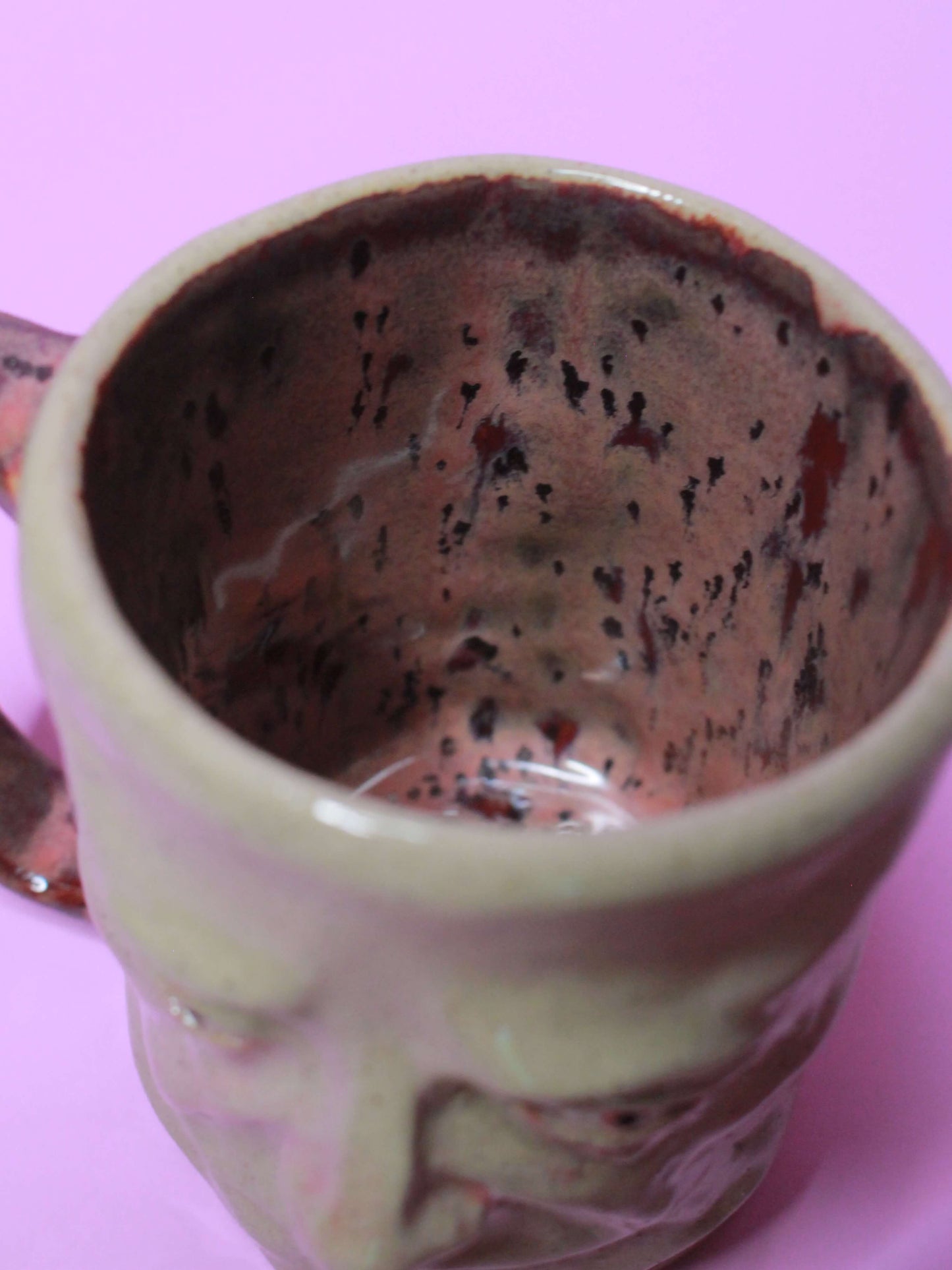 Nonchalant Nigel Face Tankard / Large Mug - Handmade Ceramic Drinkware