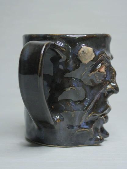 Satanic Face Mug - Creepy Handmade Ceramic Mug