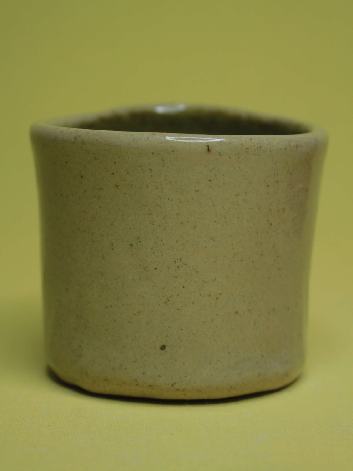 Side-Eye Clown Face Tumbler - Quirky Handmade Ceramic Drinkware