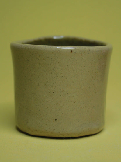 Side-Eye Clown Face Tumbler - Quirky Handmade Ceramic Drinkware