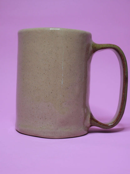 Side Eye Clown Face Tankard / Large Mug - Handmade Ceramic Drinkware