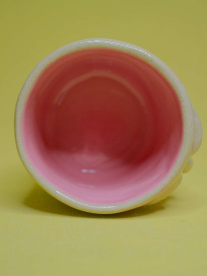 Daydream Dave Face Tumbler - Quirky Handmade Ceramic Drinkware