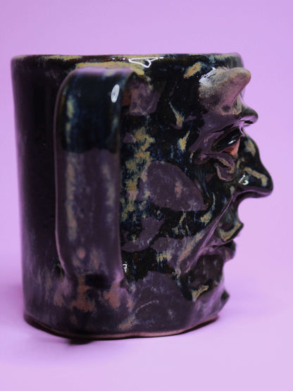 Soul Eater Big Face Mug - Scary Handmade Ceramic Mug