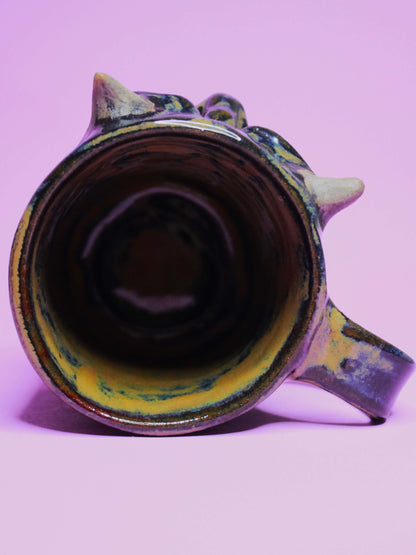 Soul Eater Big Face Mug - Scary Handmade Ceramic Mug