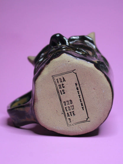 Soul Eater Big Face Mug - Scary Handmade Ceramic Mug