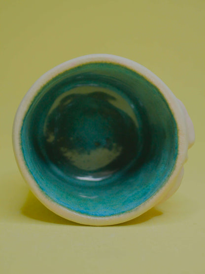 Super Goofy Face Tumbler - Quirky Handmade Ceramic Drinkware