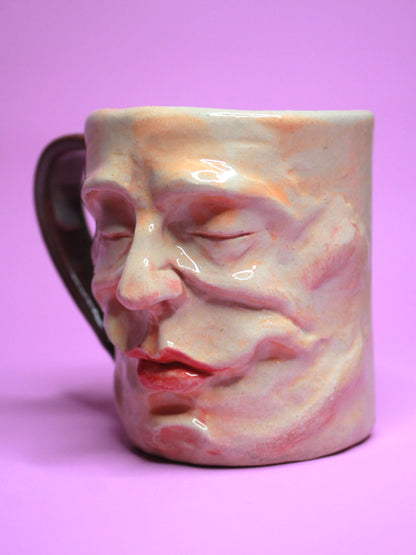 Sweet Dreams Face Mug - Quirky Handmade Ceramic Mug (1)