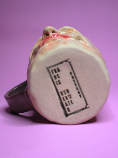 Sweet Dreams Face Mug - Quirky Handmade Ceramic Mug (1)