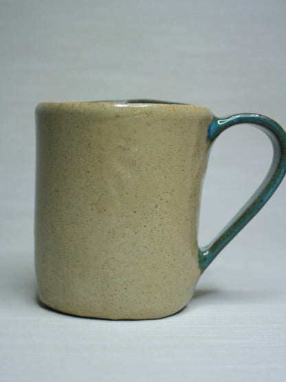 Tired Goofy Face Mug - Weird Handmade Ceramic Mug