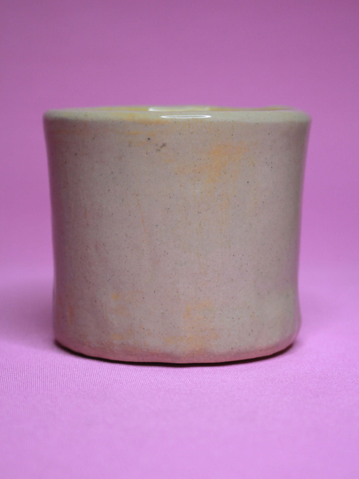 Wake Me UP When We're There Face Tumbler - Unique Handmade Ceramic Drinkware