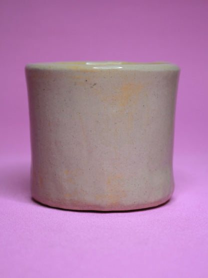 Wake Me UP When We're There Face Tumbler - Unique Handmade Ceramic Drinkware