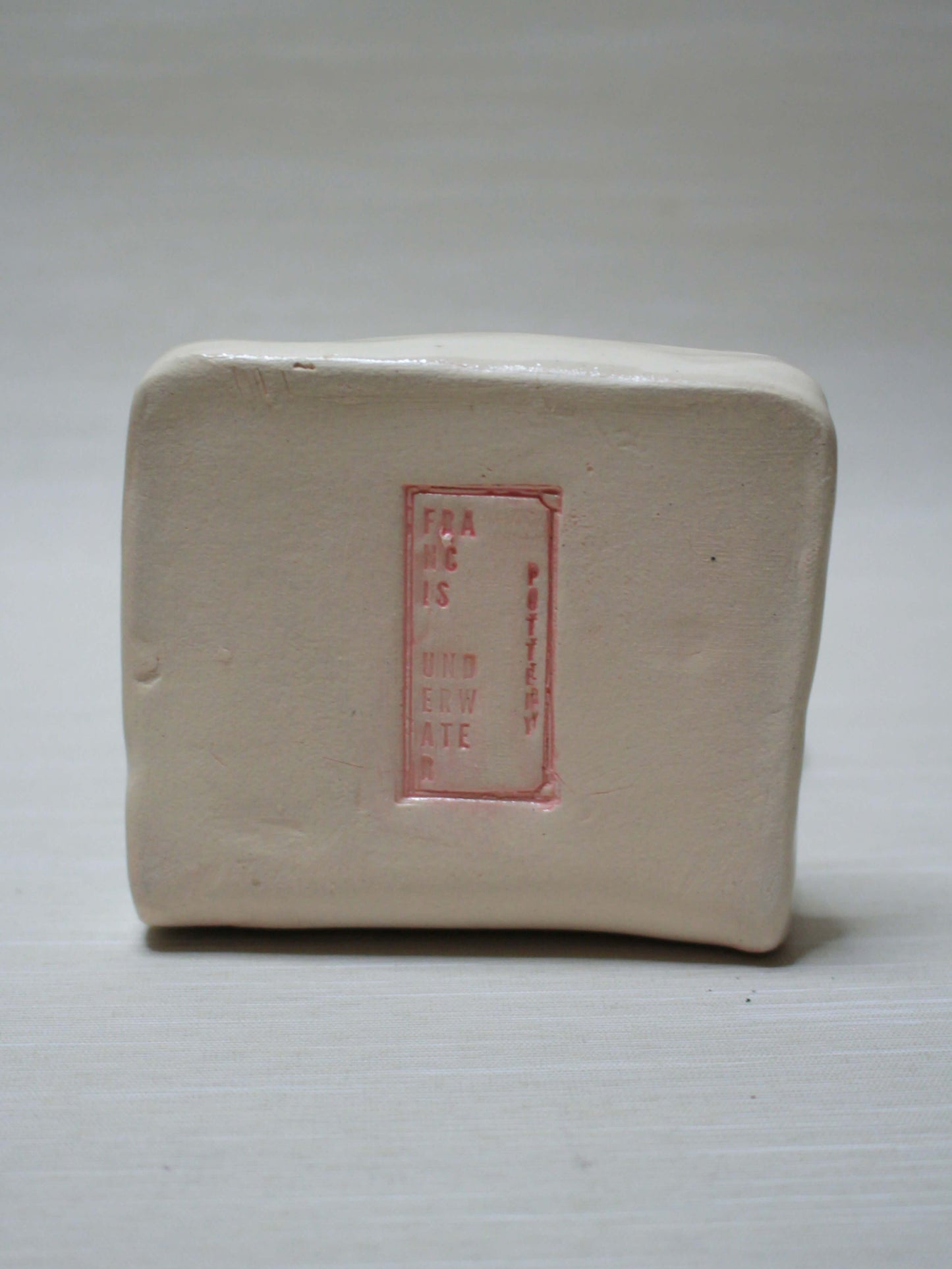 Pink Heart Tealight / Trinket Holder (White) - Handmade Ceramic Jewellery Dish / Mini Altar
