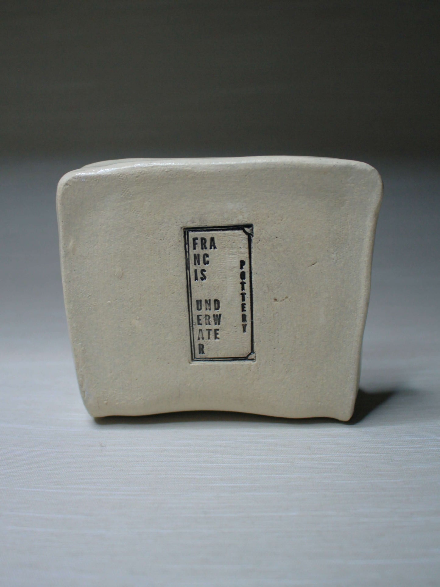 White Moon Trinket Dish / Mini Altar - Handmade Ceramic Tealight / Jewellery Holder