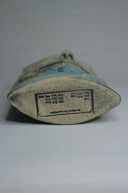 Wise-Eyed Matte Slim Ceramic Face Vase