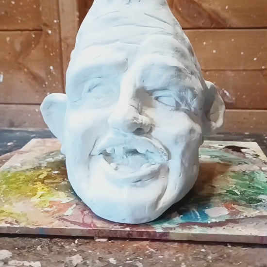 The Goonies Sloth Sculpture painting video timelapse 