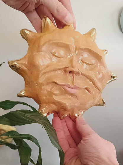 CUTE SLEEPING SUN Wall Ornament
