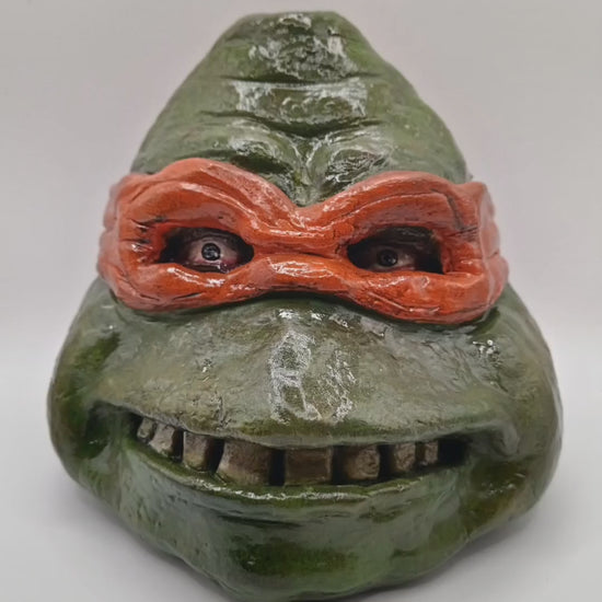 teenage mutant ninja turtles sculpture 360 view video
