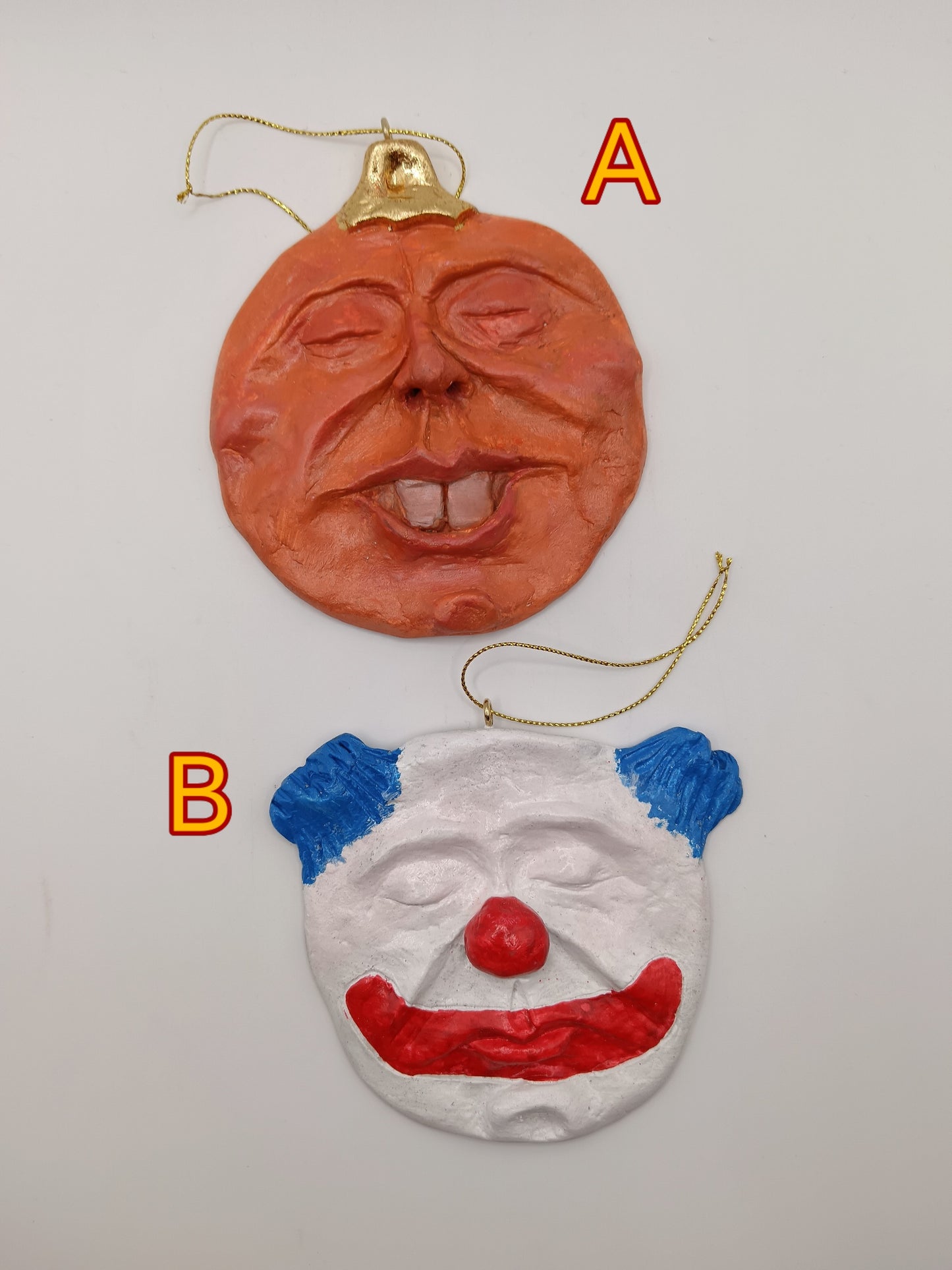 Clown Christmas tree ornament 