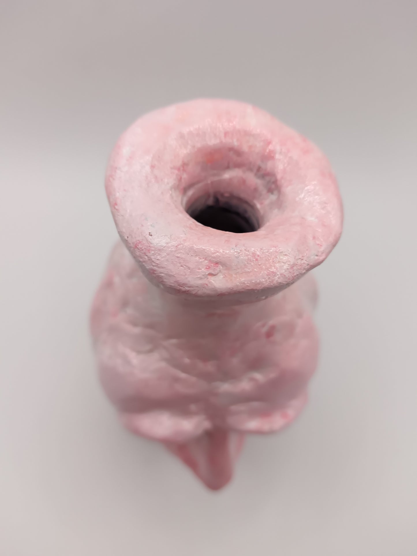 PINK ZOMBIE - Hand Sculpted Clay Face Vase