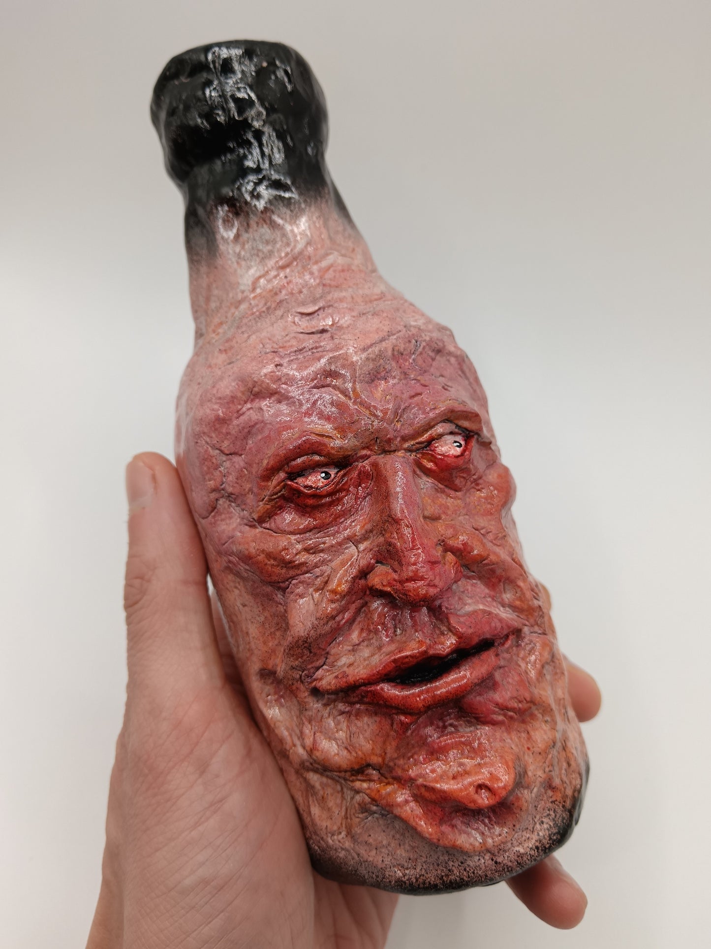 Creepy Side-Eye Face Vase