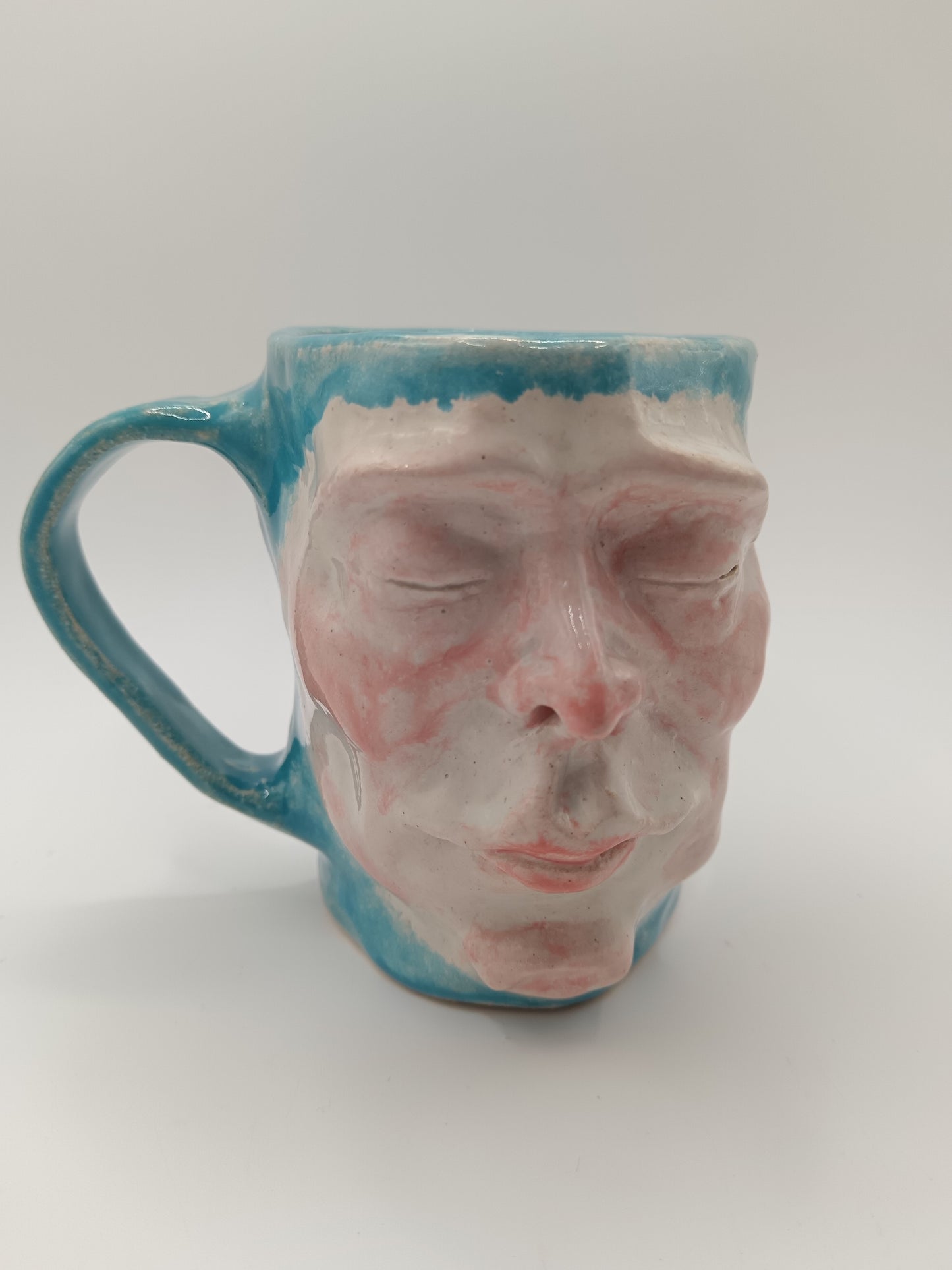 Blue Face Mug