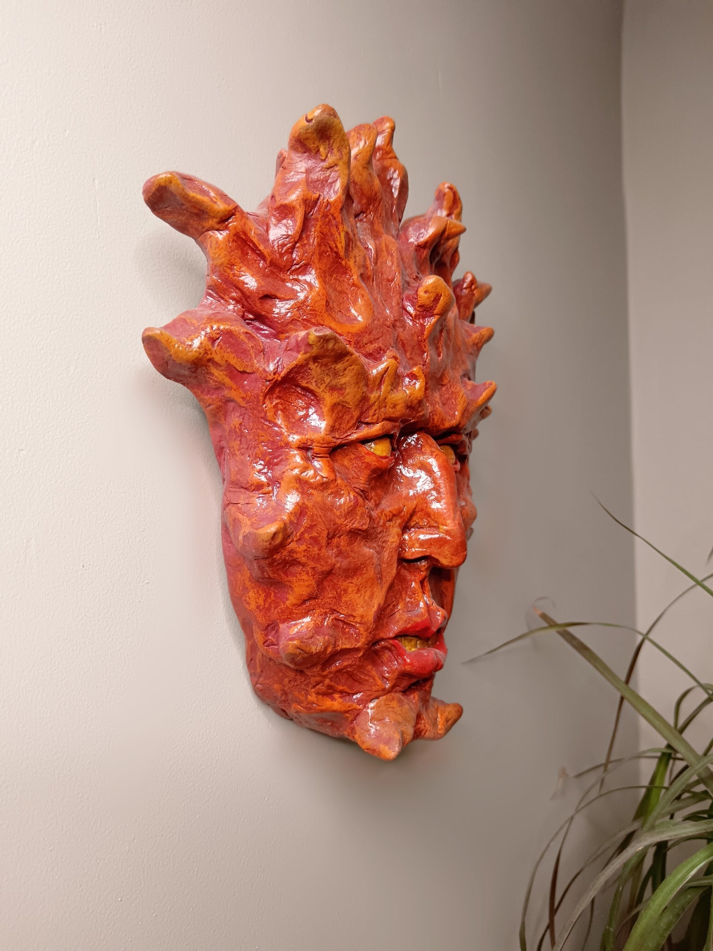 FIRE DEMON - Sculpture & Wall Art