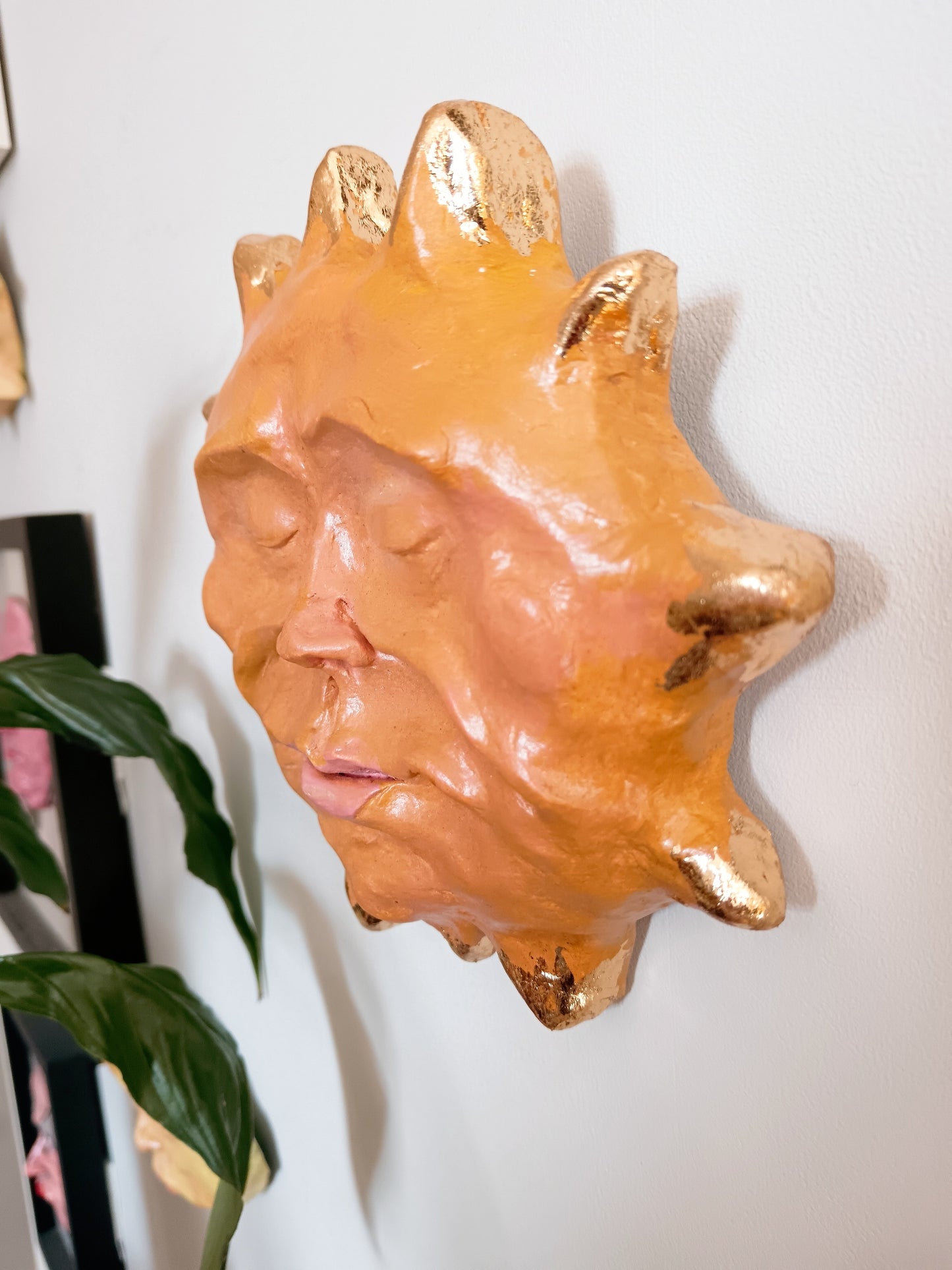 CUTE SLEEPING SUN Wall Ornament