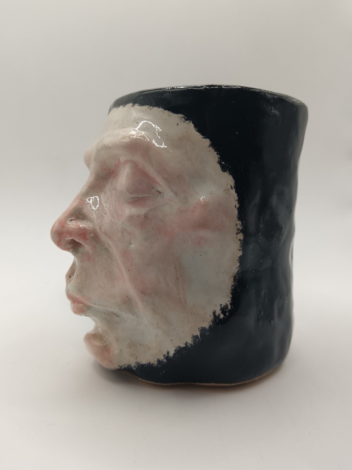 Black Face Mug