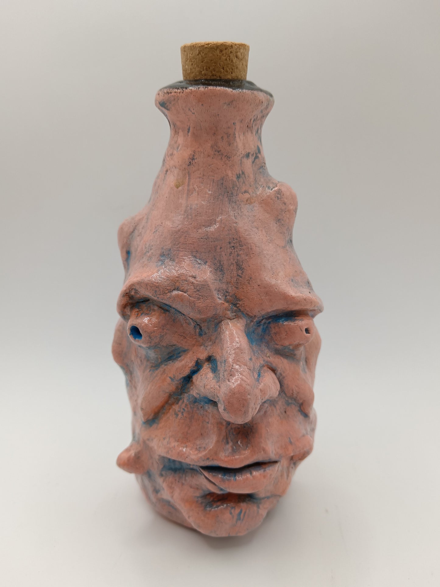 Creepy Pink Bottle Vase