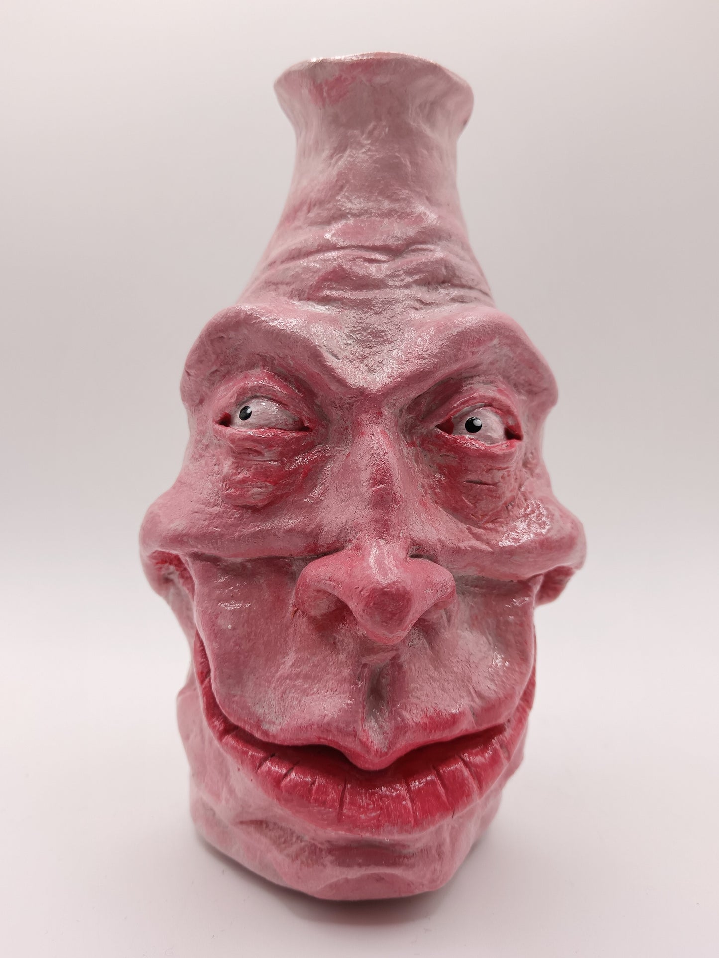 THE SMILER - Hand Sculpted Face Vase