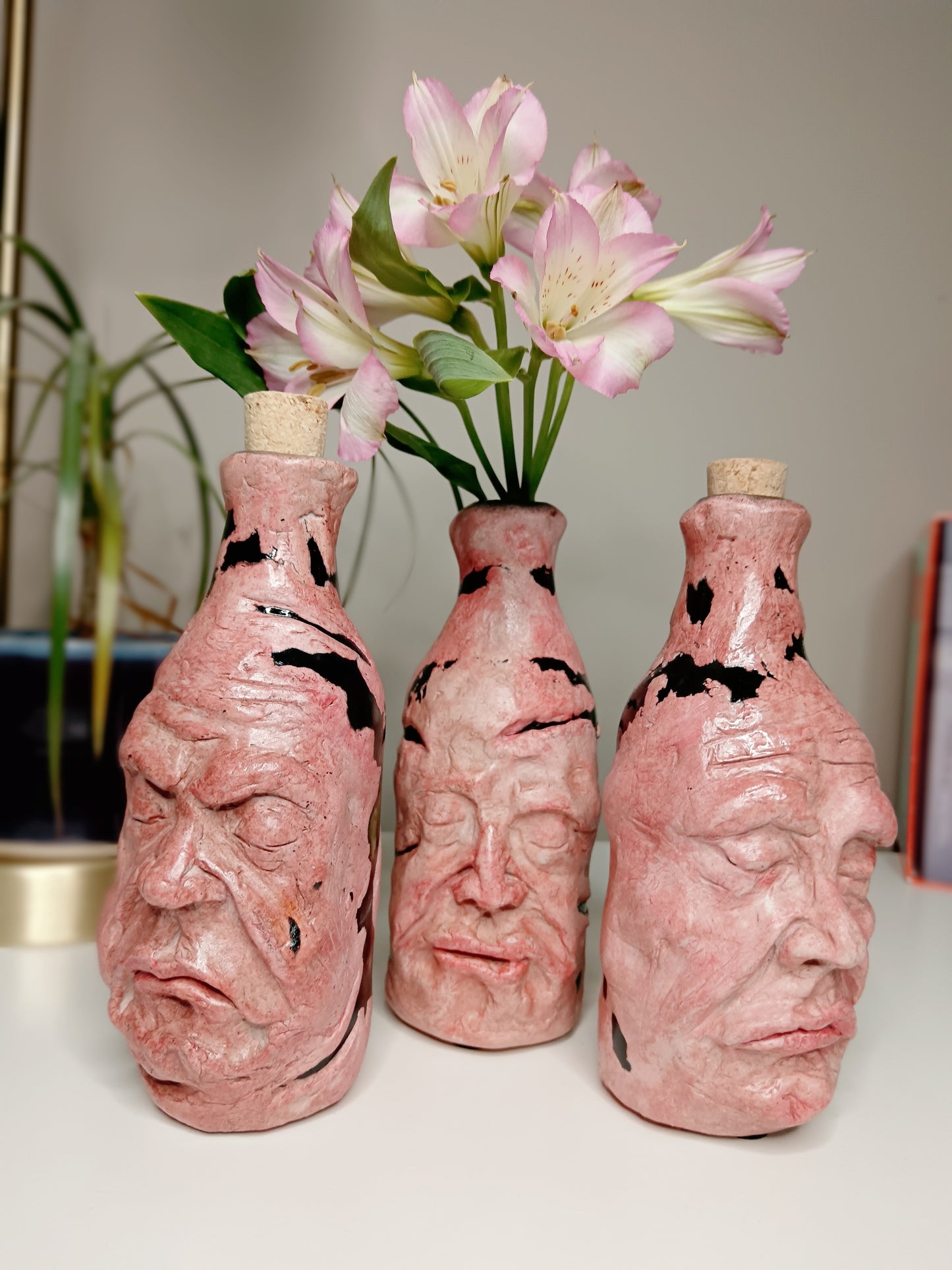 Grotesque Horror Bottle Vases