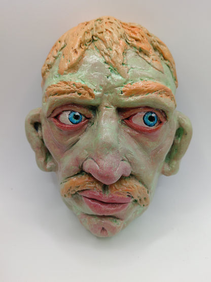 GREEN MAN - Sculpture/Wall Art