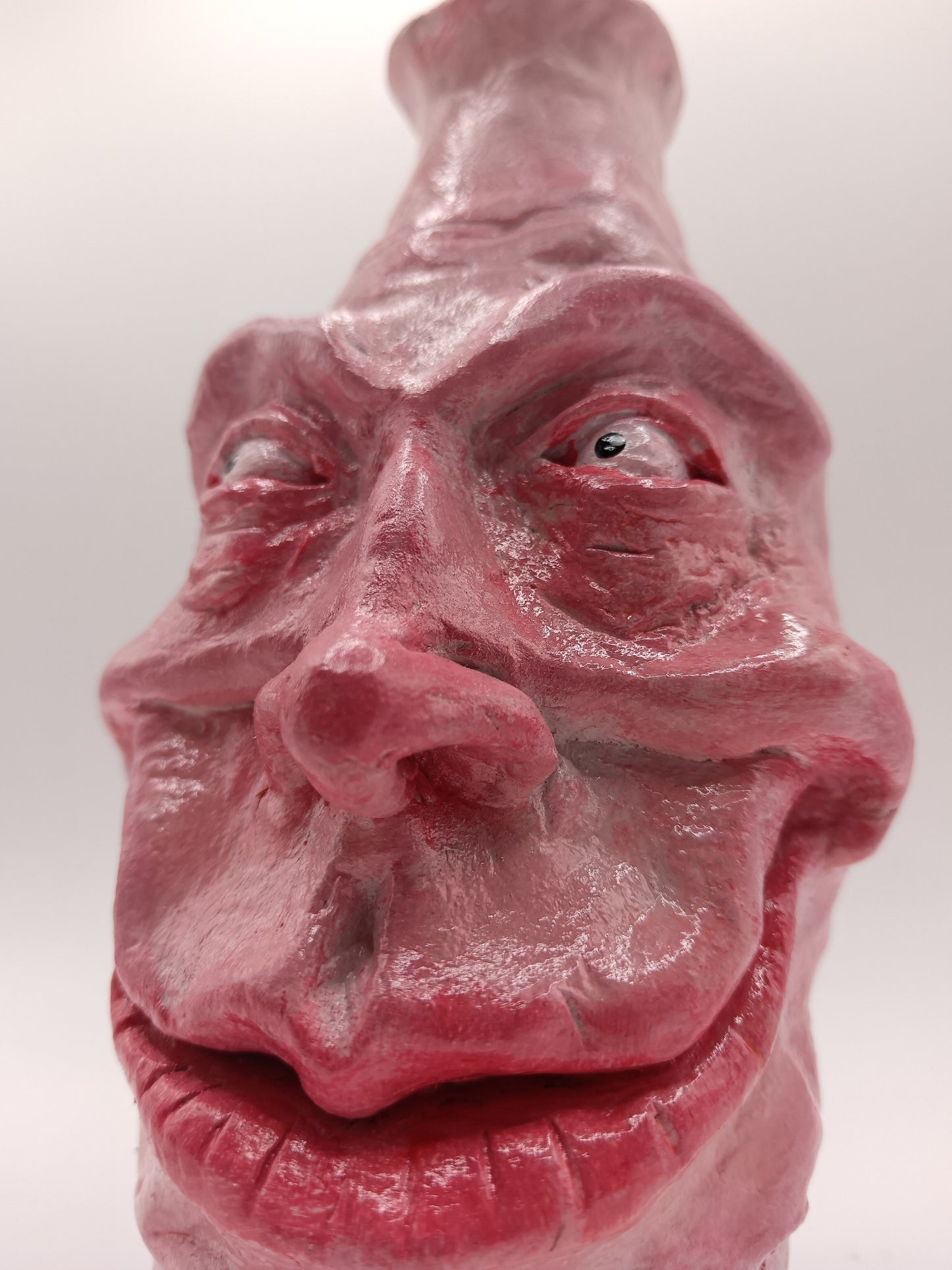 THE SMILER - Hand Sculpted Face Vase