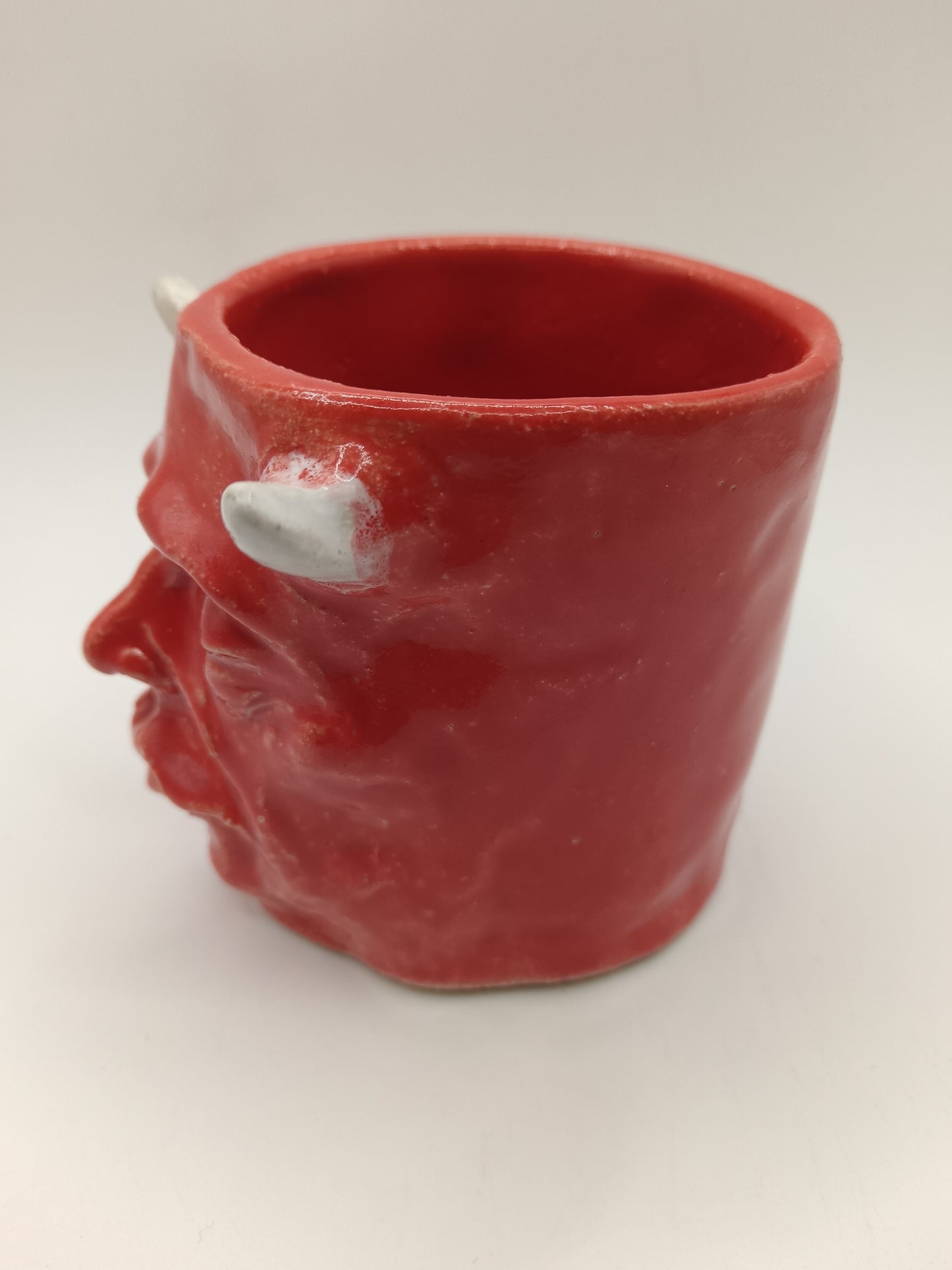 Red Devil Face Mug