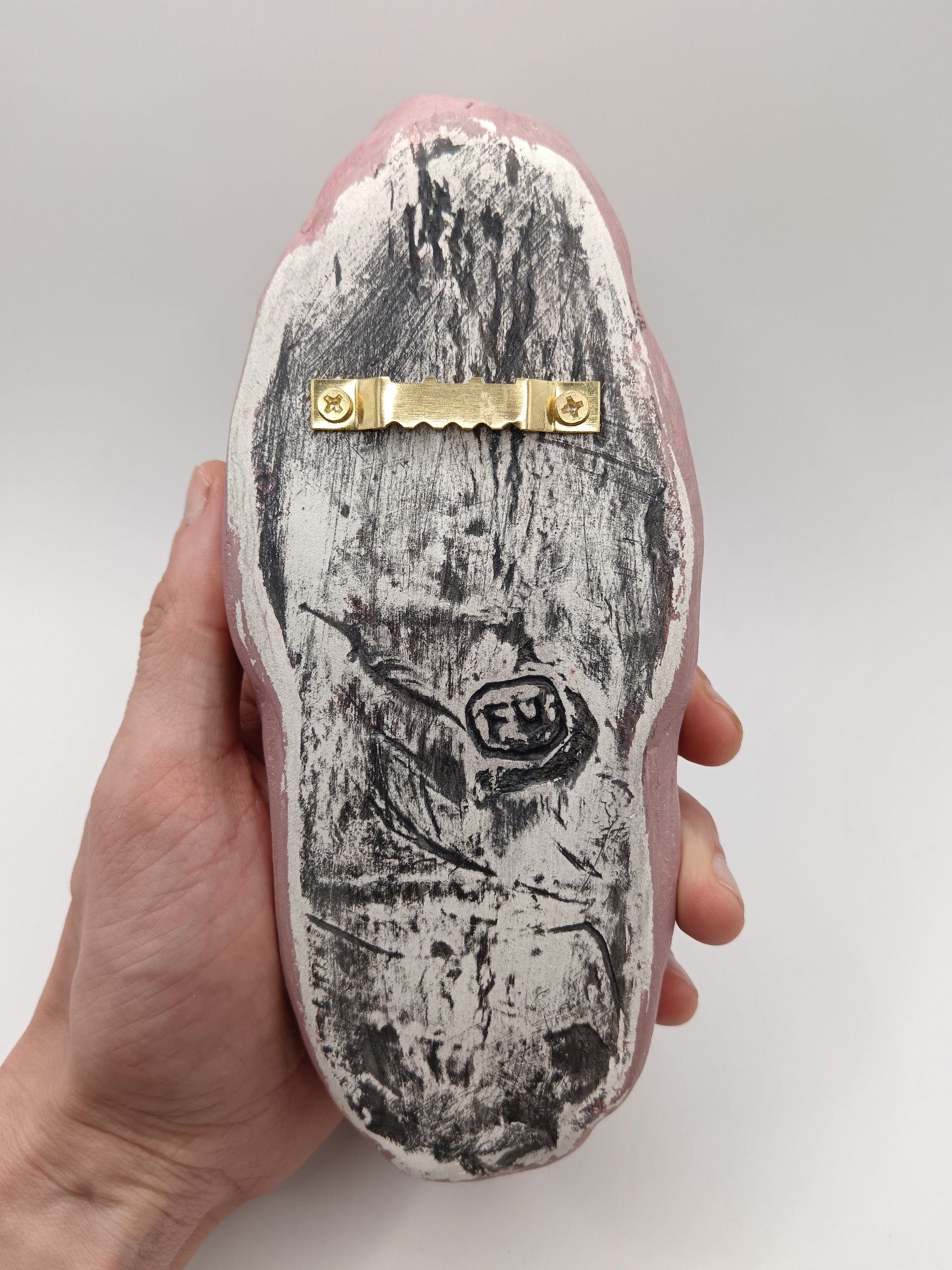 crescent moon sculpture hanging fitting 