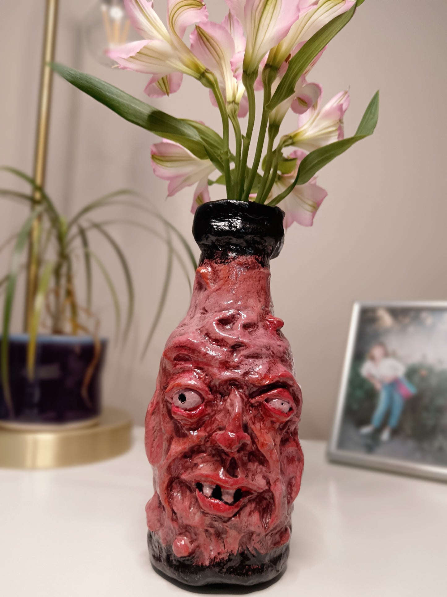 Gross-out Ugly Wart Face Vase